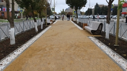 Торжественное открытие благоустроенного бульвара Аграриев прошло в Зеленокумске