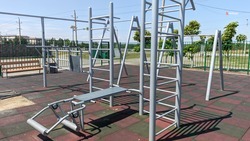 Новую спортплощадку установили в Зеленокумске