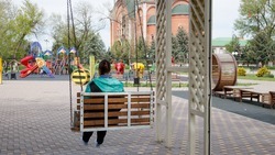 Первую детскую площадку оборудовали в хуторе Андреевском